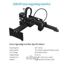 3500mw Desktop Laser Engraver Portable Engraving Carving Machine DIY Logo Mark