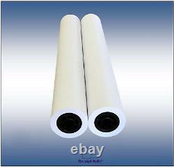 36 x 500' Wide Format Engineering Plotter Paper Rolls with 3 Core 2 Rolls