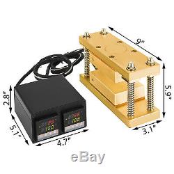 3x5 Rosin Press Caged Plate Kit-Pairs 10-12 Ton Hydraulic Rosin Heat Press