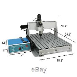 4 Axis CNC 6040Z Engraving Drilling Machine Miller 3D Cutter Engraver USB Router
