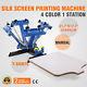 4 Color 1 Station Silk Screen Printing Machine Press Equipment T-shirt Diy