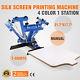 4 Color 1 Station Silk Screen Printing Press Pressing Equipment Diy Machine