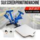 4 Color 1 Station Silk Screen Printing Pressing Machine Printer Screening Print