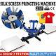 4 Color 2 Station Silk Screen Printing Kit Press Equipment Pressing Diy Machine