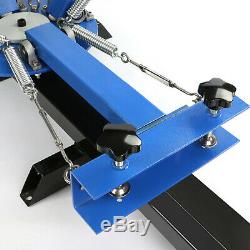 4 Color Screen Printing Machine 6pcs 110 Mesh Aluminum Silk Screens Equipment