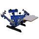 4 Color Screen Printing Press Kit Machine 1 Station Silk Screening Pressing Diy