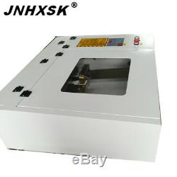 4040 50W CO2 laser engraver cutting machine desktop Acrylic glass cnc 400400mm