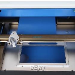 40W CO2 Laser Engraving Cutting Machine Engraver Cutter DIY USB Port with Wheels