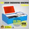 40w Co2 Laser Engraving Cutting Machine Engraver Cutter Usb Port High Precise