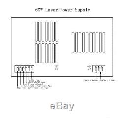 40W CO2 Laser tube 70cm + Power Supply 40W 110V Engraver Cutter