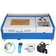 40w Co2 Usb Laser Cutting Machine Engraving Engraver Wood Cutter With 4 Wheels