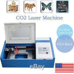 40W CO2 USB Laser Engraving Cutting Machine Engraver Cutter woodworking/crafts