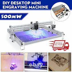 40X50CM DIY Logo Laser Engraving Machine 500mW Marking Wood Printer Best