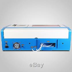 40w Co2 Laser Engraver Engraving Cutter Carving Printing Cutting Machine