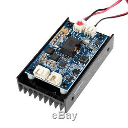 450nm 15W Laser Module With Heatsink Fan Support TTL/PWM for DIY Laser Engraver J