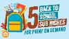 5 Back To School T Shirt Sub Niches For Print On Demand That Sell And Get Sales Niche Down