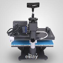 5 In 1 Digital heat press machine for Printing On T-shirt Cap Mug Sublimation