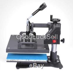 5 in 1 Digital Heat Press Transfer Machine T-Shirt Mug Cap Sublimation Printer