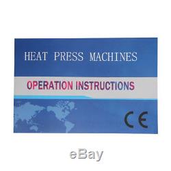 5 in 1 Heat Press Dual Digitial Sublimation Transfer Machine T-Shirt Mugs Hat