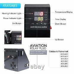 5-in-1 Heat Press Machine 360 Swivel Multifunction Industrial Press 12x15in