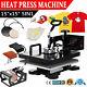 5 In 1 Heat Press Machine Digital Swing Away Sublimation T-shirt Mug Hat 15x15