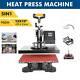 5 In 1 Heat Press Machine Swing Away Digital Sublimation T-shirt / Mug/plate Hat