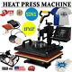 5 In 1 T-shirt Heat Press Machine Transfer Sublimation Cap Hat Printing