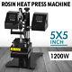 5 X 5 Rosin Heat Press Machine Dual Heating Elements Swing-arm High Pressure