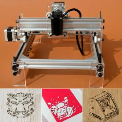 500MW DIY Mini Adjustable Laser Engraving Cutting Machine Desktop Printer