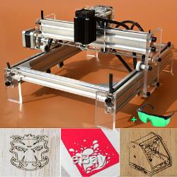 500MW Mini Laser Cutting Engraving Machine Printer Kit Desktop 20x17cm DIY New