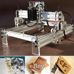 500mw Mini Desktop Laser Engraving Machine Kit DIY Cutter Logo Printer Engraver