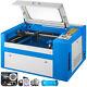 50w 2012 Co2 Laser Engraver Cutter Engraving Machine With Auxiliary Rotary 110v