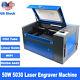50w 5030 Ruida Dsp Co2 Laser Cutter Engraving Machine Linear Guide 110v Us Stock