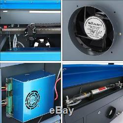 50W CO2 Laser Engraver Cutter With Ruida DSP USB Port 20x 12 With Rotary Axis