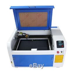 50W CO2 Laser Engraving Cutting Machine Engraver Cutter USB Port