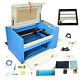 50w Co2 Laser Engraving Machine Engraver Cutter With Auxiliary Rotary Device