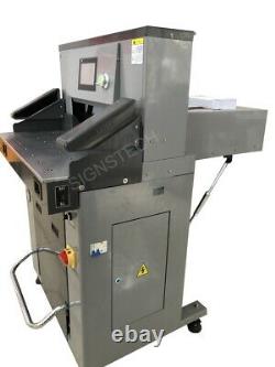 520mm Hydraulic Paper Guillotine Cutter Programmable Stack Cutting Machine 20.4