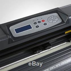 53 1350MM Vinyl Cutting PLotter Software 3 Blades Sticker Cutter Cut Function