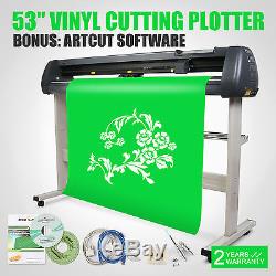 53 1350mm Vinyl Sign Sticker Cutter Plotter With Contour Cut Function Machine
