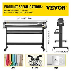 53 Vinyl Cutter/Plotter Sign Cutting Machine Software 3 Blades LCD Screen