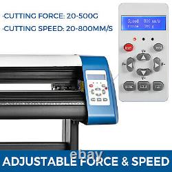 53 Vinyl Cutter Plotter Sign Cutting Machine withSoftware+3 Blades LCD Screen