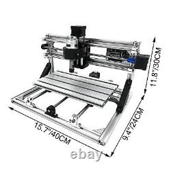 5500MW CNC Laser Engraver 3018 DIY Router Kit Woodworking PVC Engraving Cutter