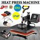5in1 T-shirt Heat Press Combo Transfer Machine Sublimation 360 Swing Away