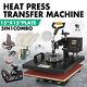 5in1 T-shirt Heat Press Transfer Machine 15x15 Sublimation Digital Swing Away