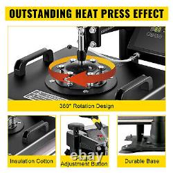 5in1 Heat Press 15x15 28 Vinyl Cutter Plotter T-Shirt Sticker Print Usb Port