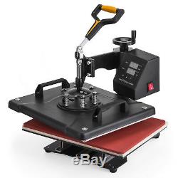 5in1 Heat Press Machine For T-Shirts 12x15 Combo Kit Sublimation Swing away