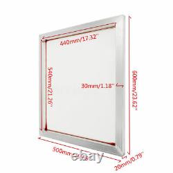 6 Packs 20 x 24 Aluminum Silk Screen Printing Frames Screens White 110 Mesh