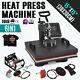 6 In 1 Heat Press Machine For T-shirts 15x15 Combo Kit Sublimation Swing Away