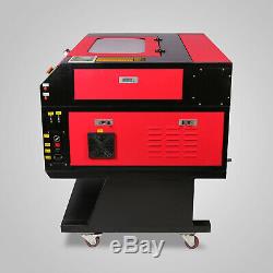 60W CO2 Laser Engraving Cutting Machine Engraver Cutter USB Port High Precise