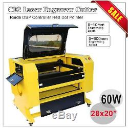 60W Co2 Laser Engraver Cutter Engraving Cutting machine 20x28USB Port Ruida